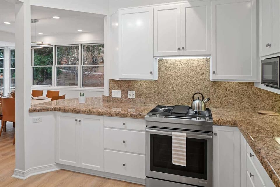 Kitchen and dining area