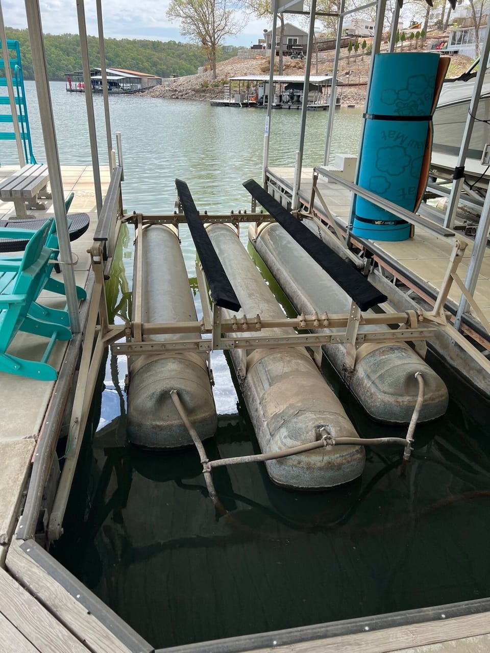 Covered boat slip for your boat- 10 X 26' covered, actual well size 10 x 32'. 