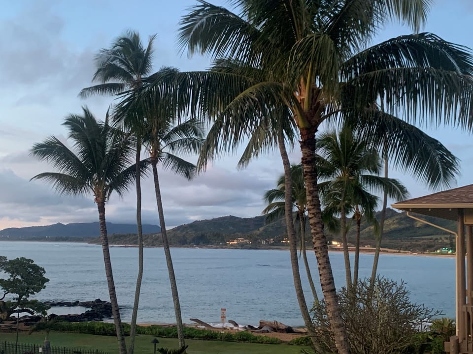 Sunrise from the lanai