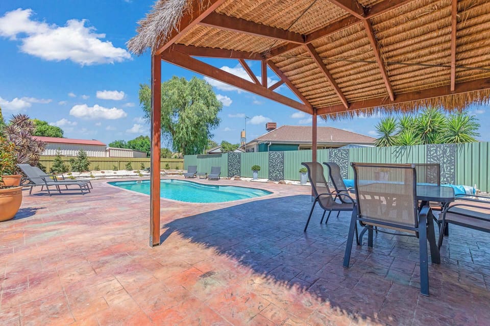 Cabana by the pool
