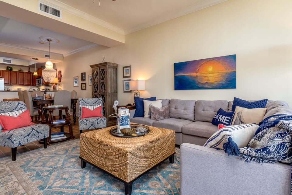 Living Room Calm Seas Holiday Isle Condominium