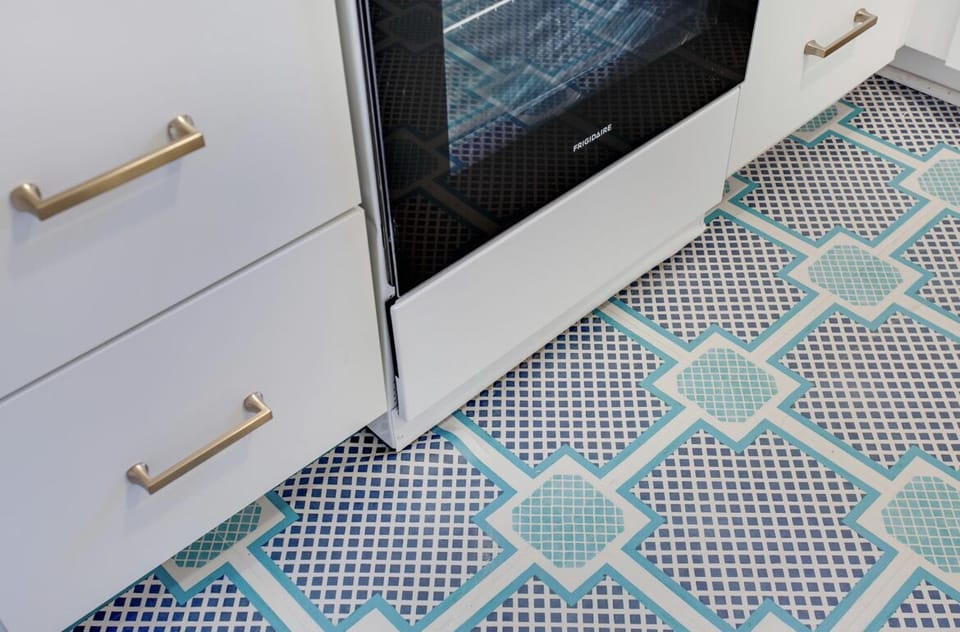 Cheery details throughout 