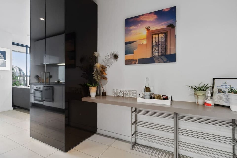 Apartment front entrance.