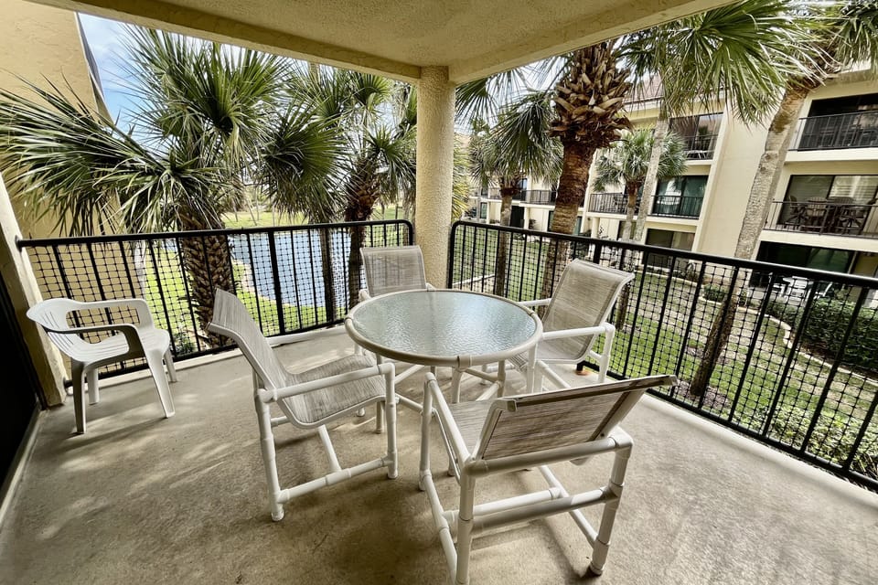 ocean side view balcony