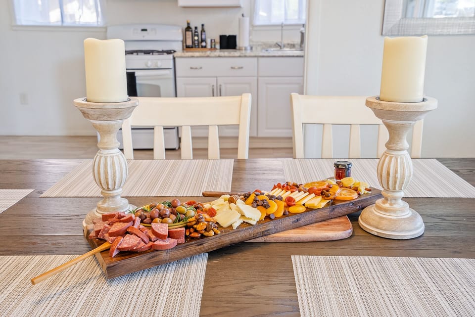 Full Size Dining Table just off the Kitchen