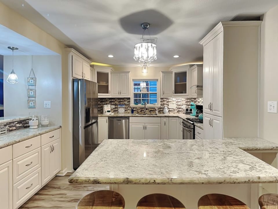 Kitchen + Countertop Seating for 3 - Second Floor