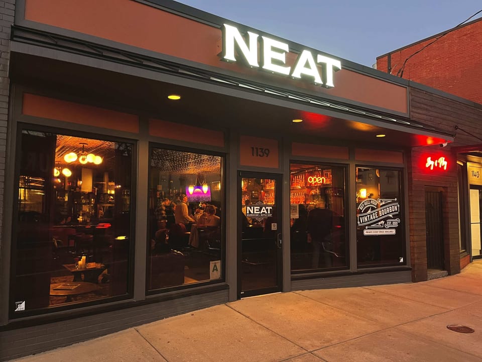 NEAT Bourbon Bar