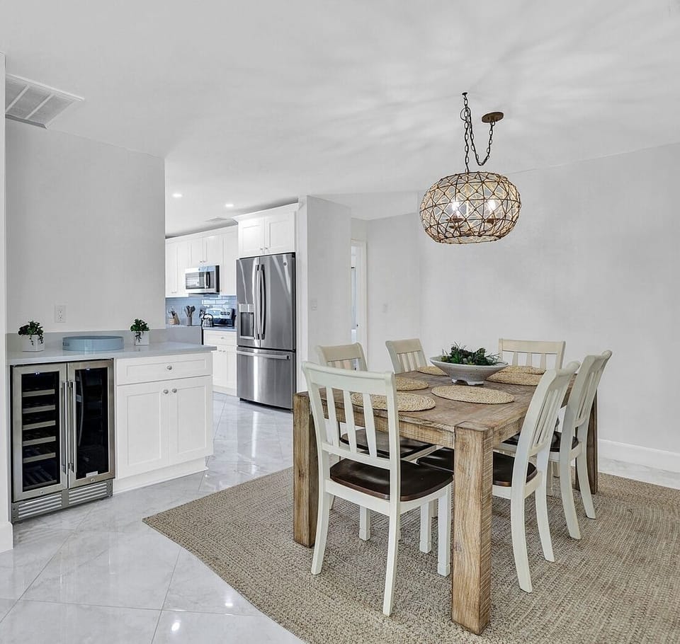 Open concept flow makes cooking, hanging out, and entertaining feel completely effortless