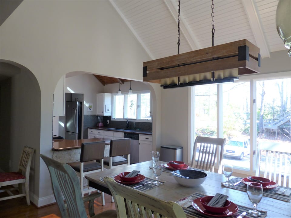 Dining and kitchen