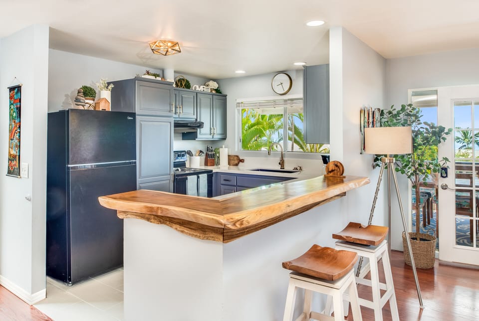 Newly updated kitchen and appliances  