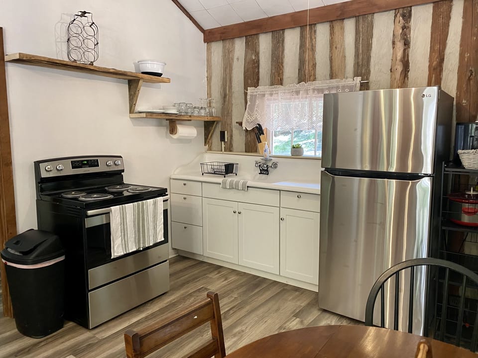 Remodeled kitchen with new appliances