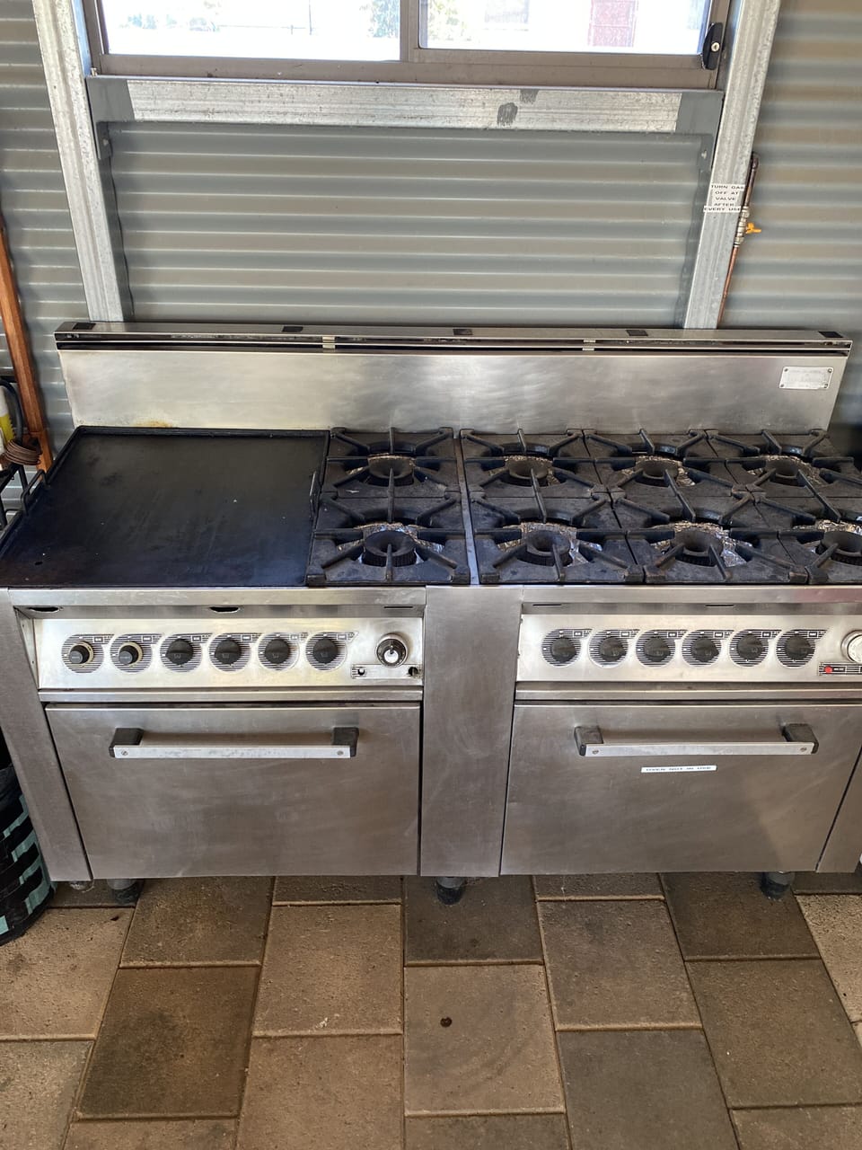 Man cave BBQ and oven