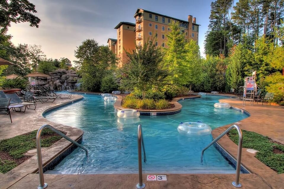 Relax and get some sun while floating around RiverStone Resort's Lazy River. 
(Photo provided by RiverStone)