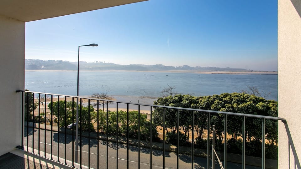 Imagine waking up to this beautiful beach and sea view, what better way to start your day? #beautiful #view #beach&sea #porto #airbnbporto