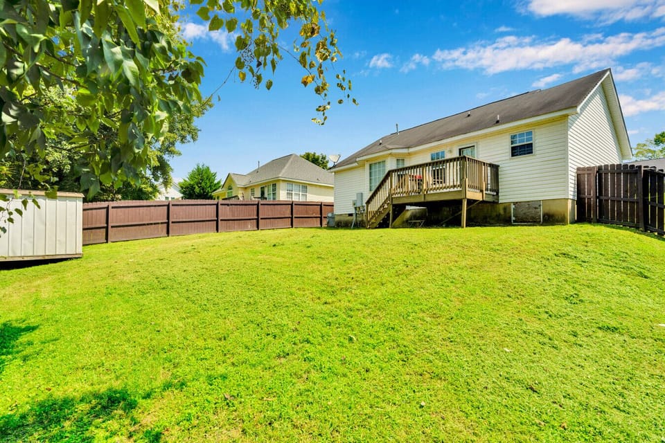 Outdoor area — enjoy Charlotte`s weather from your private yard