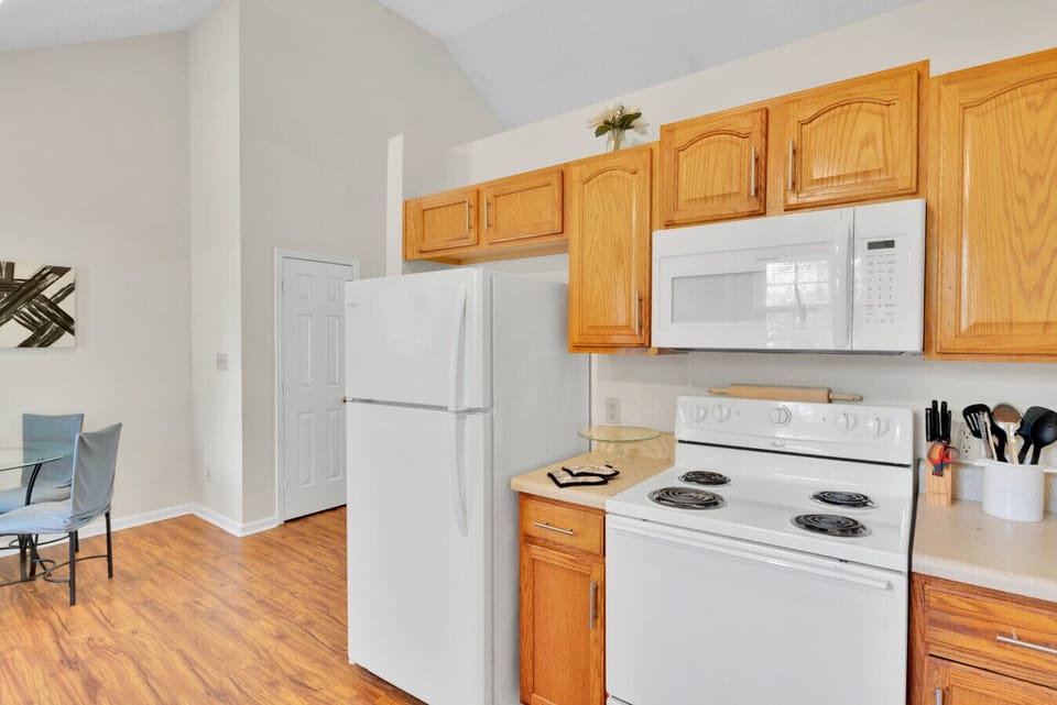 Modern kitchen with ample counter space and storage