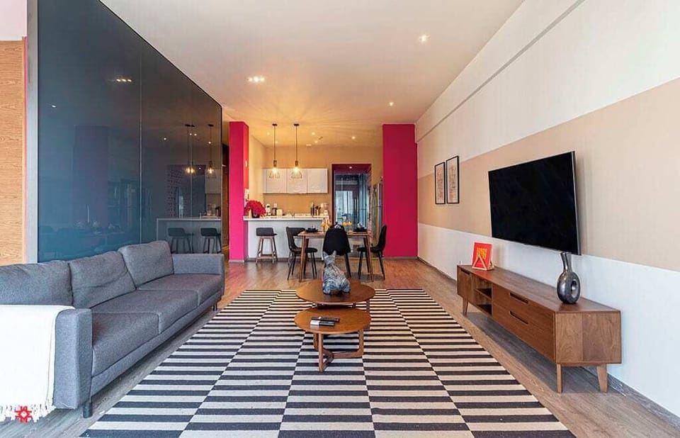 The building contains several similar units, Furniture, decor, and amenities may vary