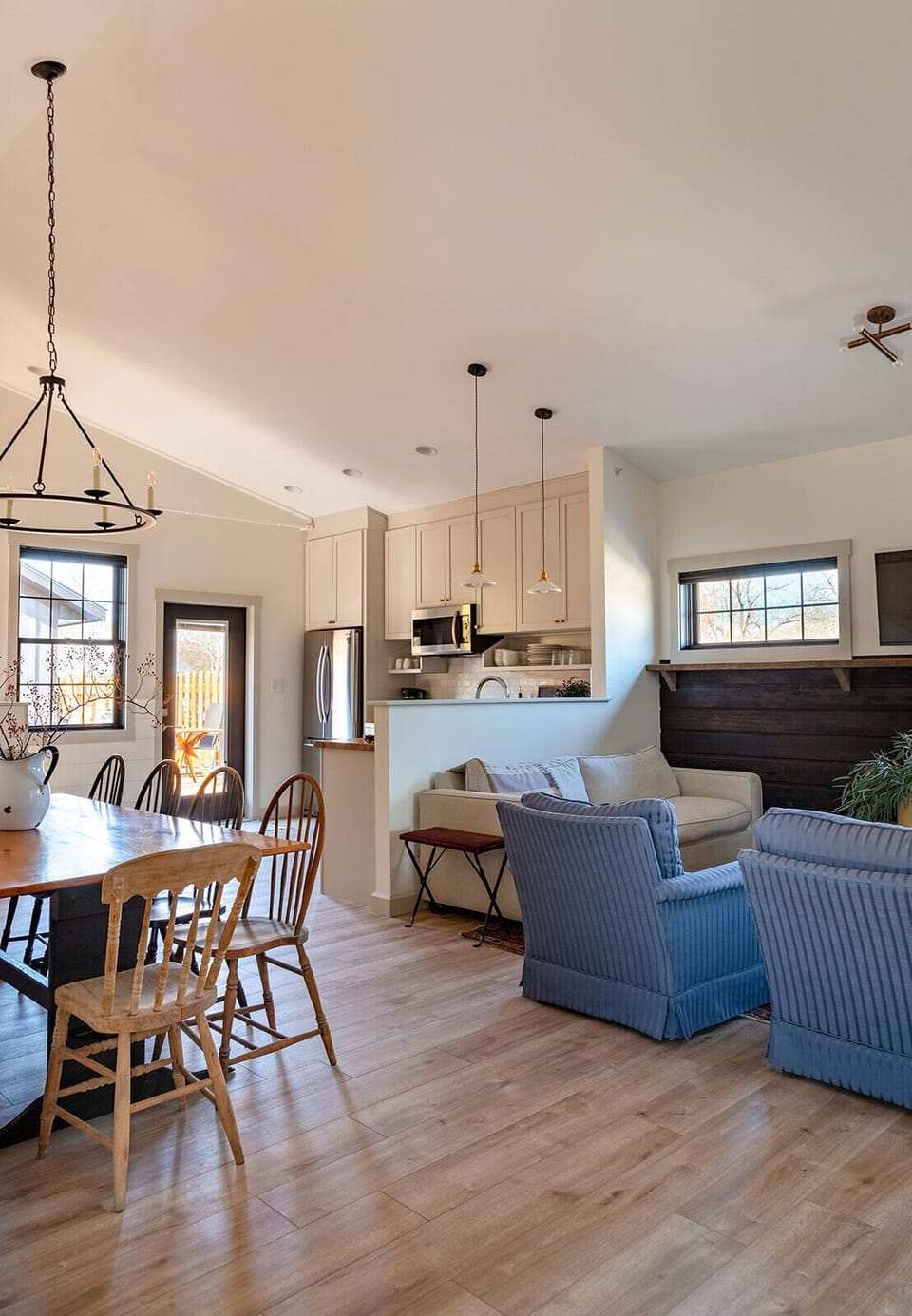 3 East Barn Burner Living Dining Kitchen 