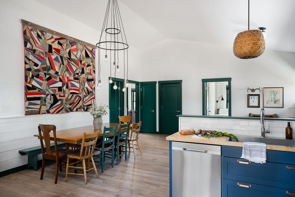 3 West Barn Burner Dining Kitchen