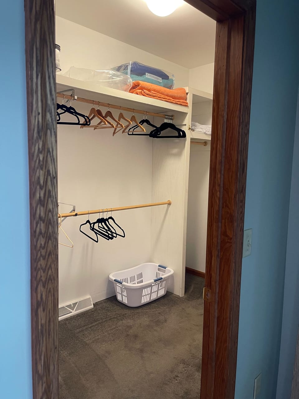 Primary Suite Walk-in closet