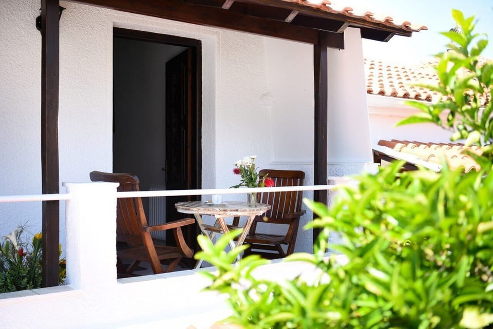 Quiet corner at our balcony for you to enjoy your coffee