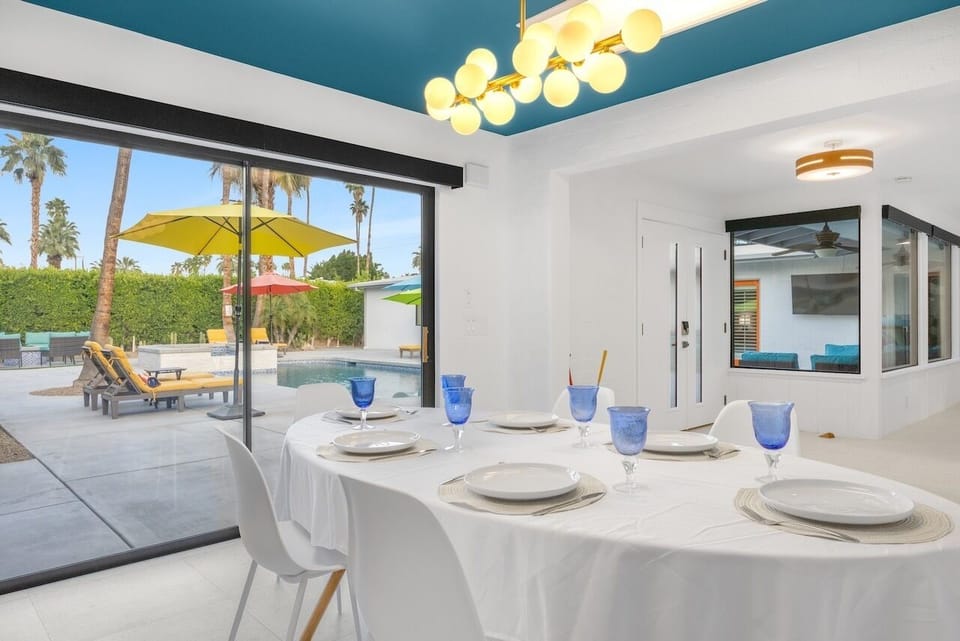 Indoor dining area