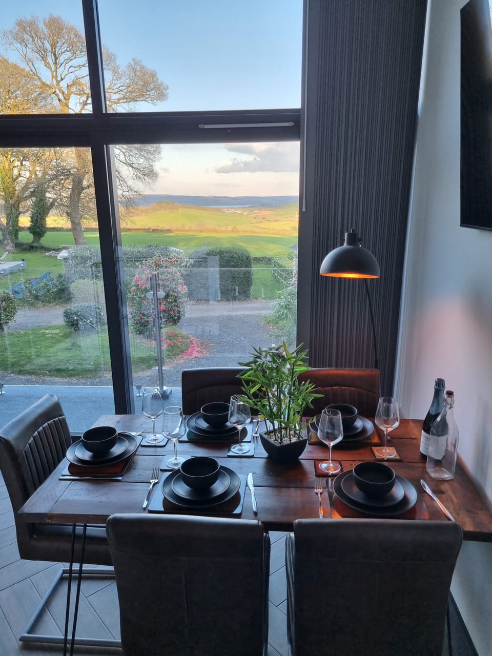 View from the dining room table