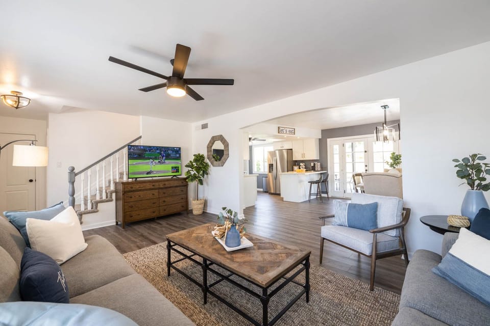 Bright, spacious living room