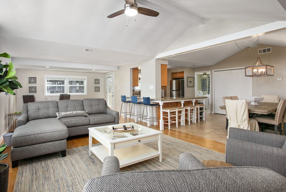 Huge open living area for you to gather with family!