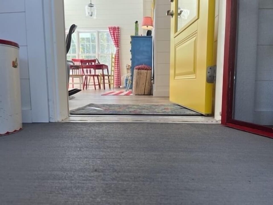 Downstairs is designed for easy wheelchair access and togetherness 