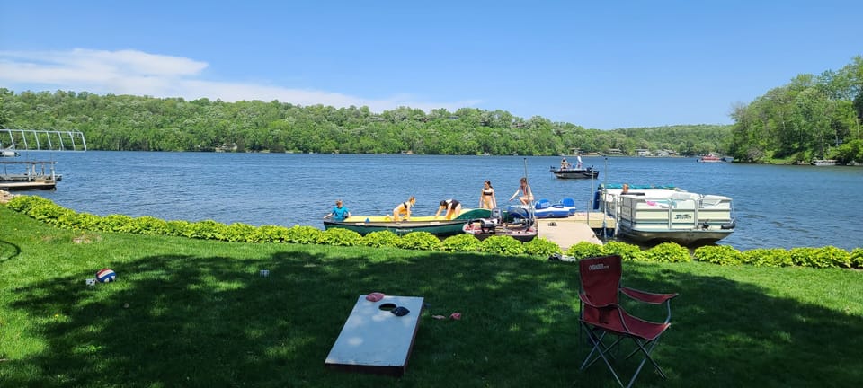 Lots of games are played in the water on the Lilypad! 