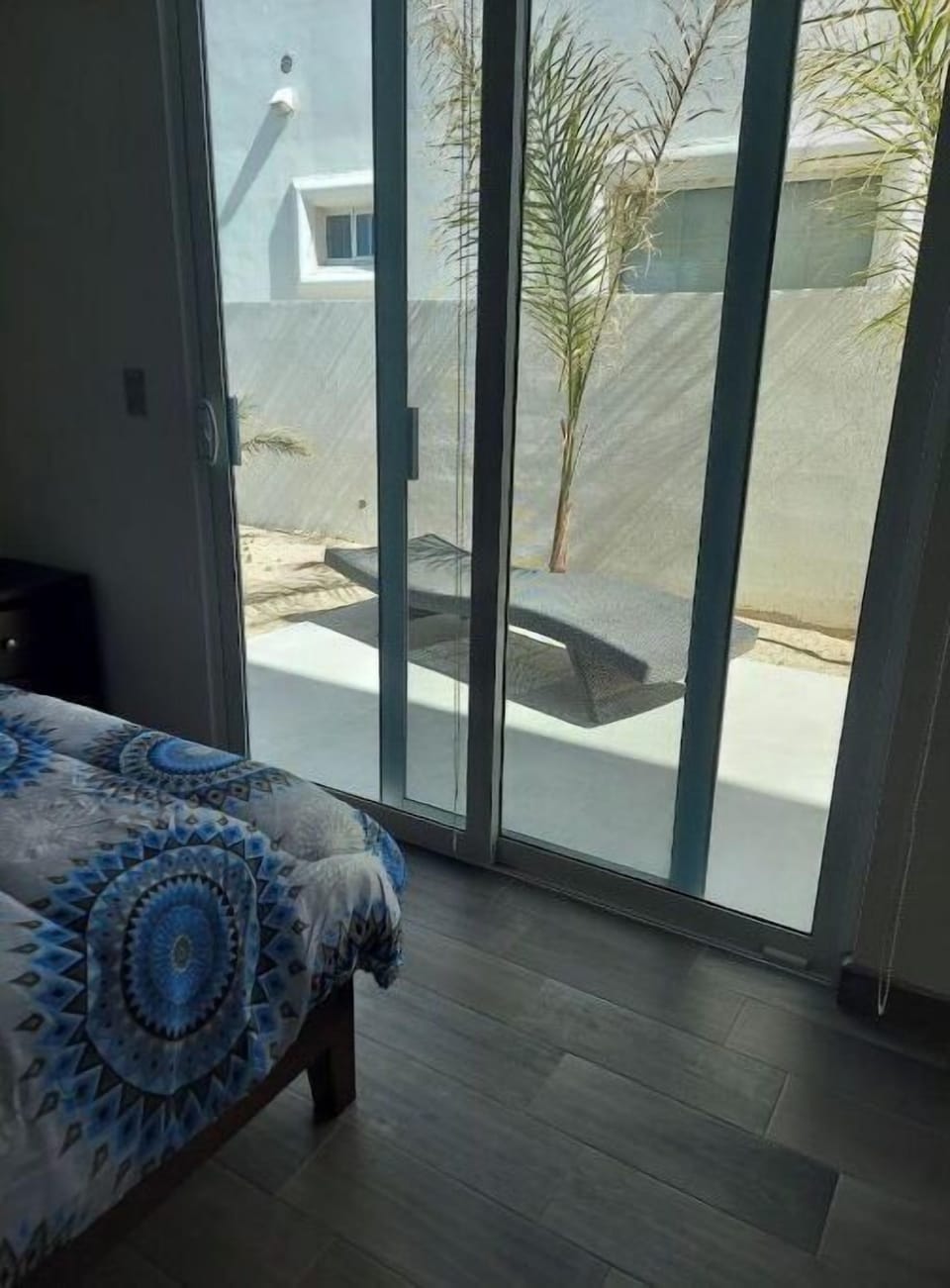sunbathing area right outside of master bedroom 
