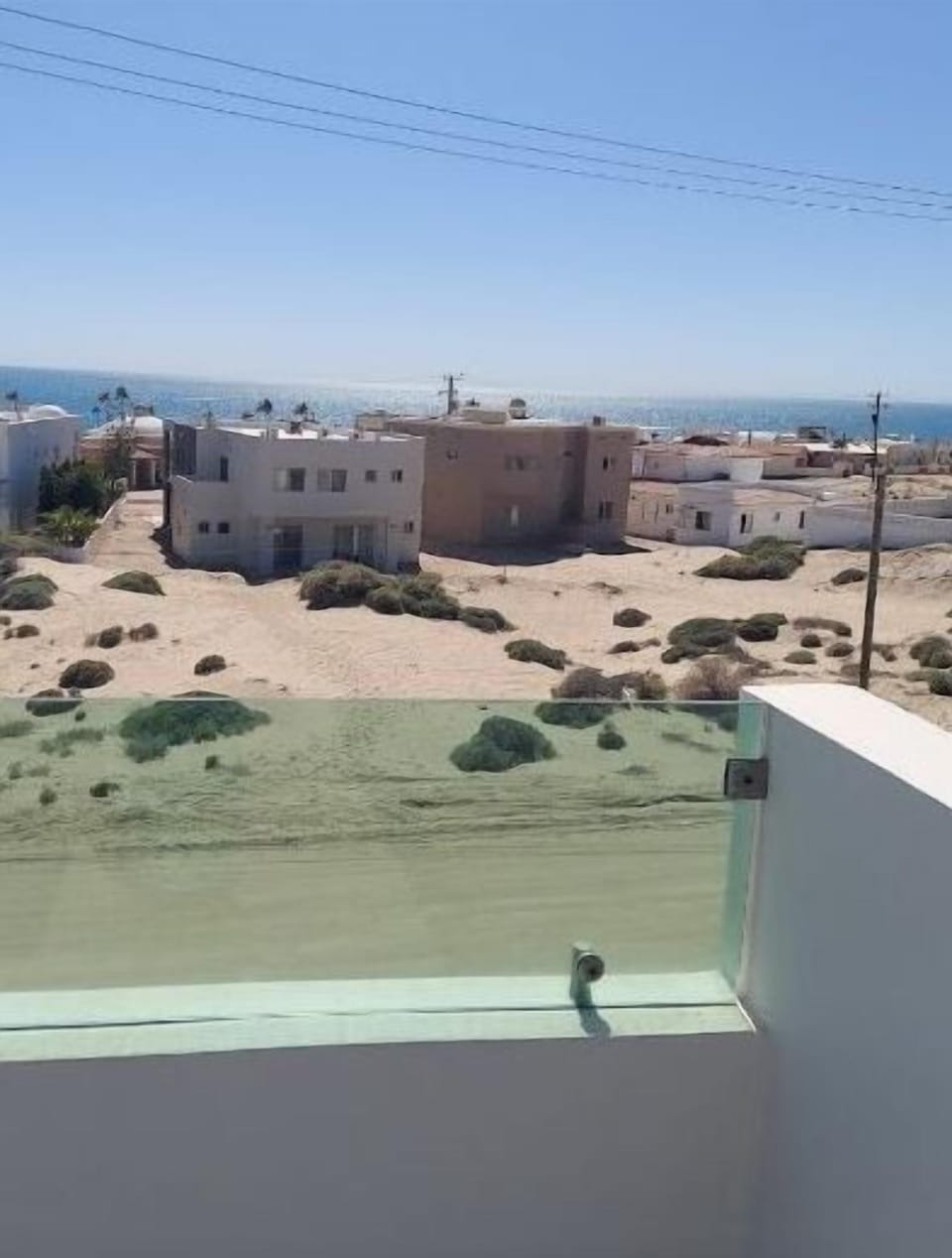 Ocean view from roof top  