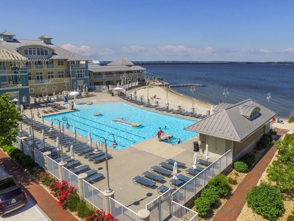 Community Pool and Bayside beach