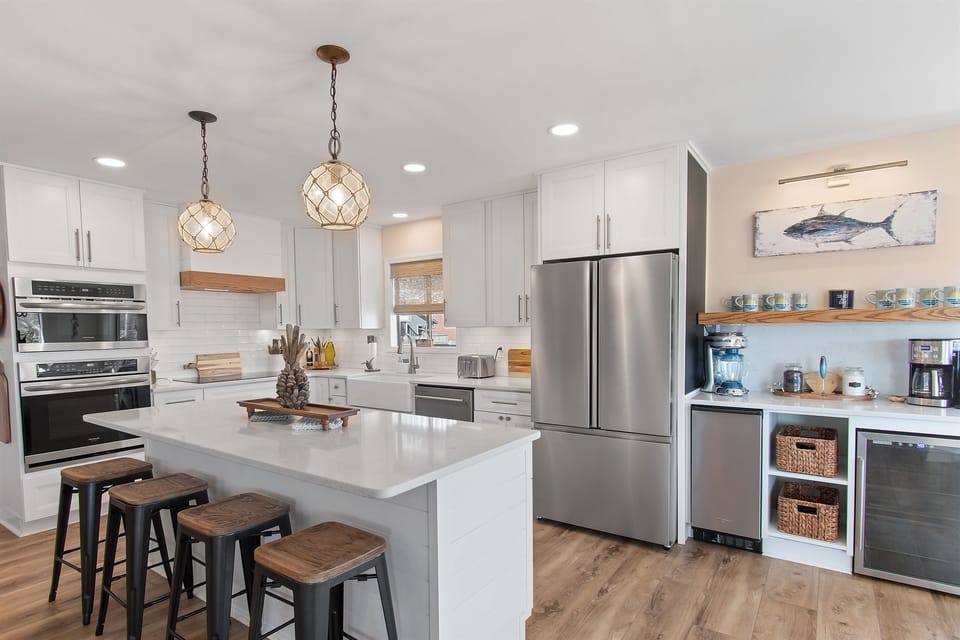 Gourmet kitchen with lots of storage