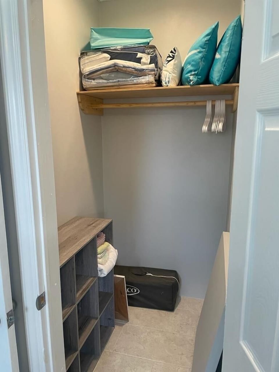 Walk-in master closet