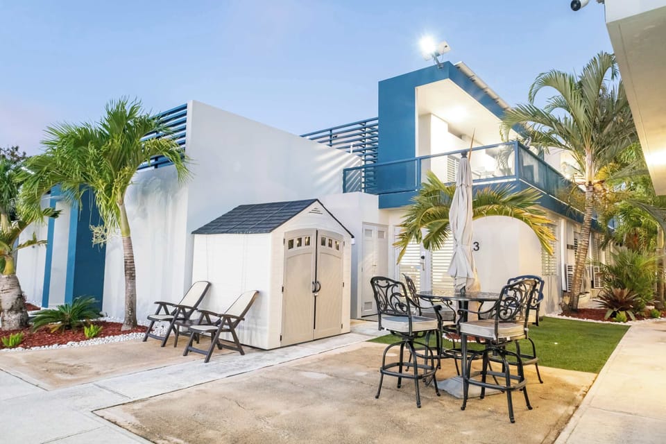 Shared patio