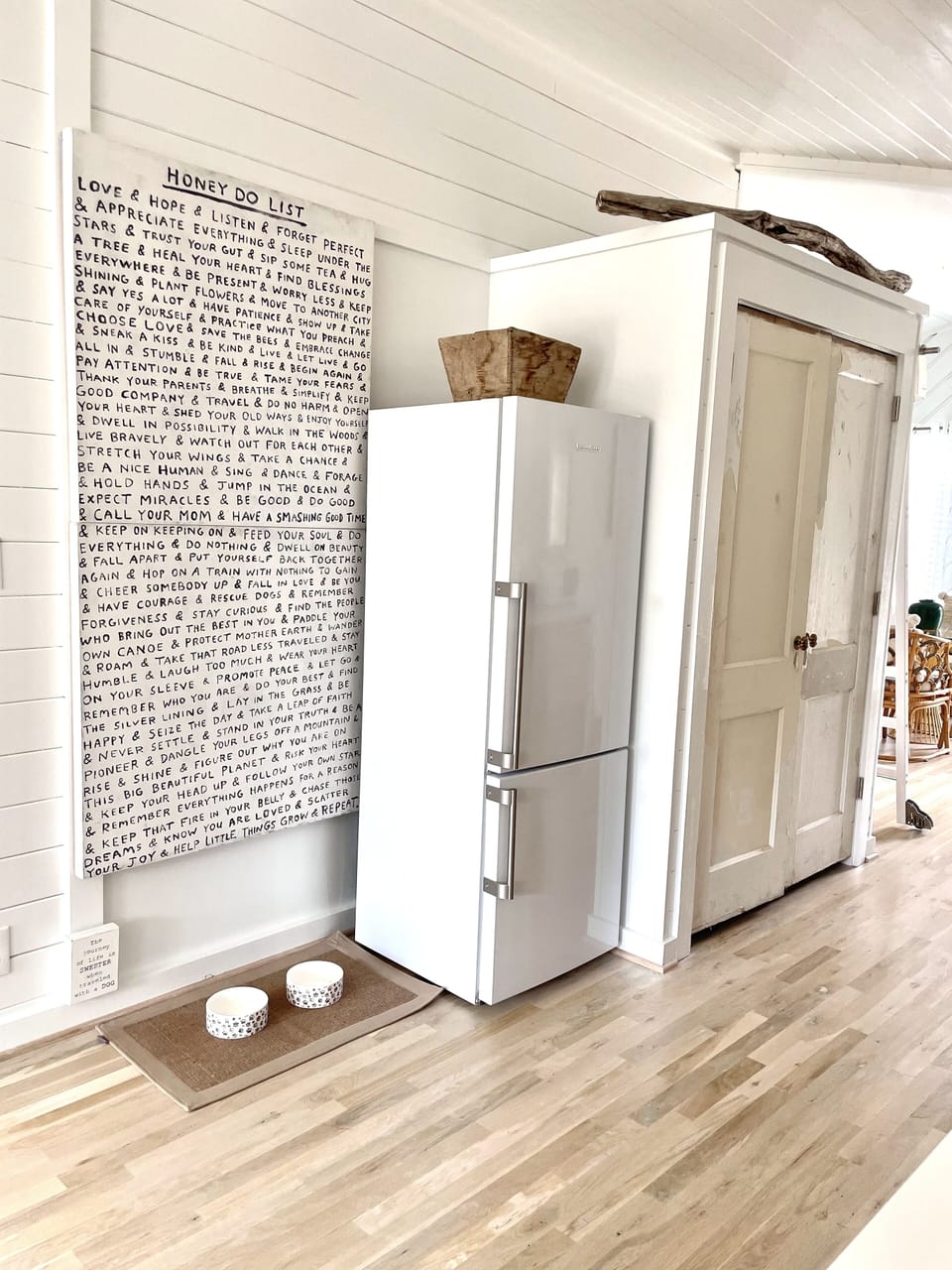 Pantry and kitchen area 