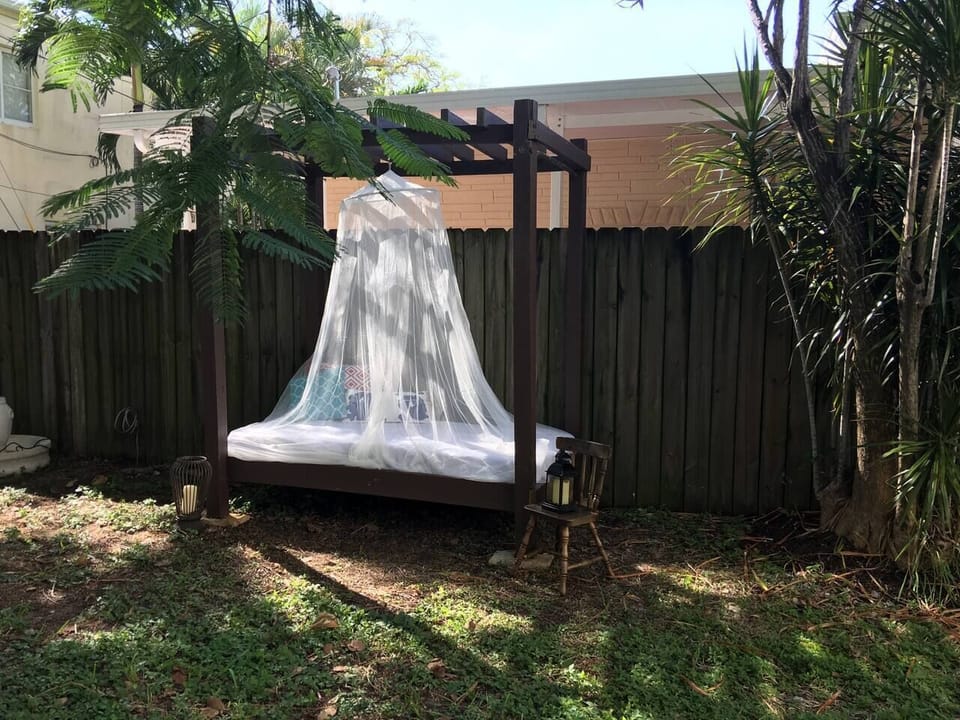 Romantic spot in our backyard 