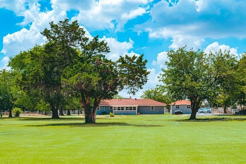 Enjoy the two acre yard for plenty of outdoor fun, activities, and events.