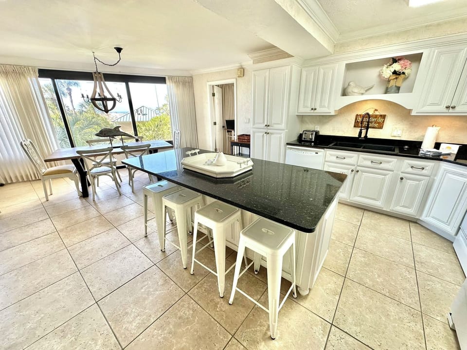 Fully stocked kitchen