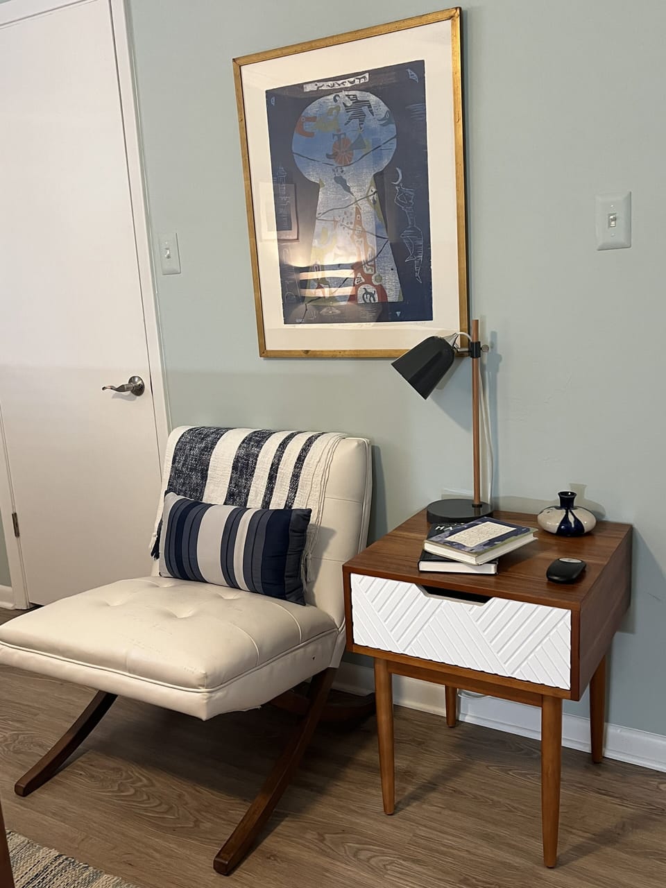 The house is filled with original works by local and/or regional artists