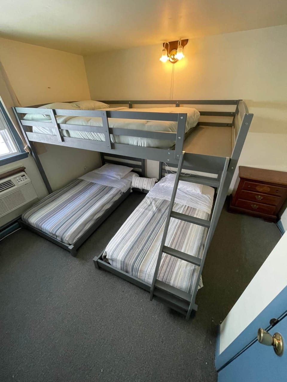 Bedroom 1 Full Bunk over 2 Twins