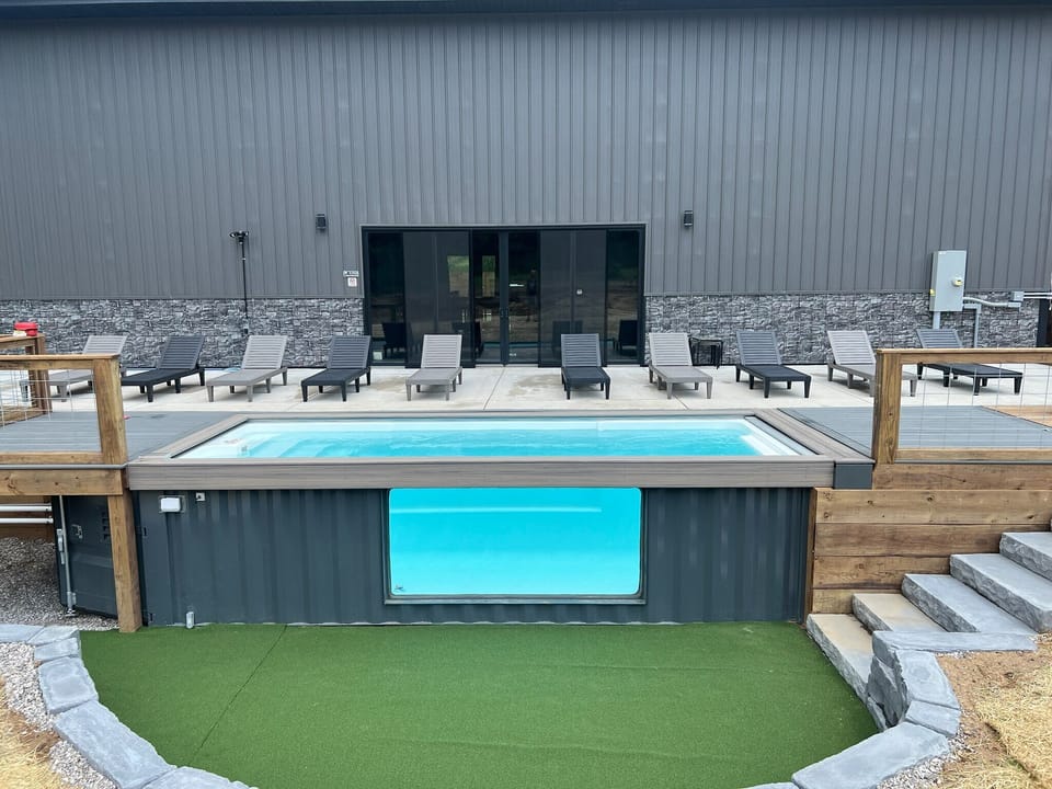 Nature's Ridge TC Pickleball Barn - Private Container Pool