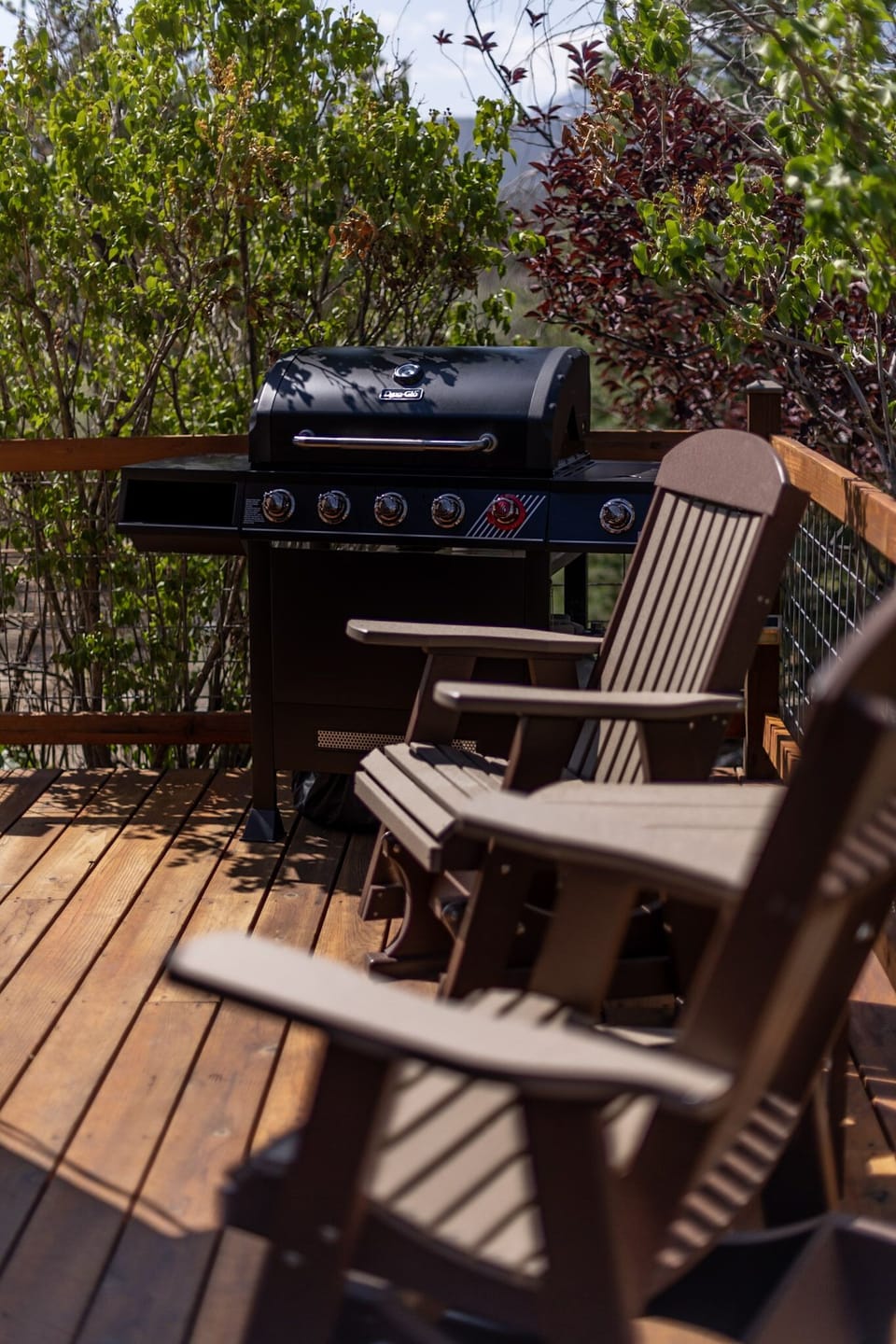 Comfortable outdoor seating