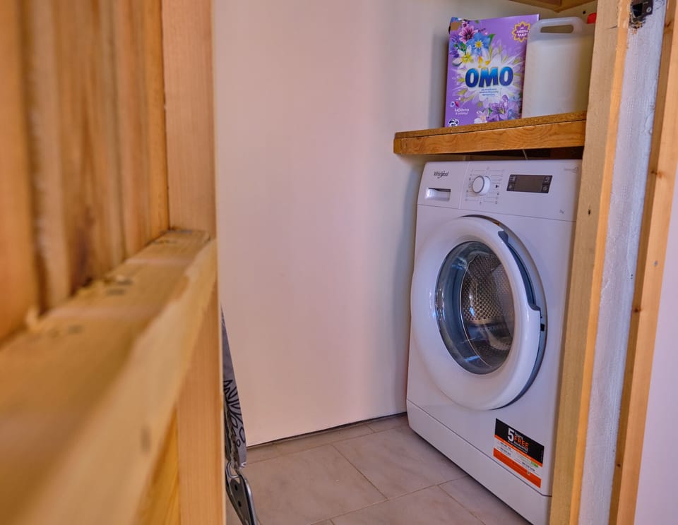 Villa Christine Afionas Corfu Washing Machine