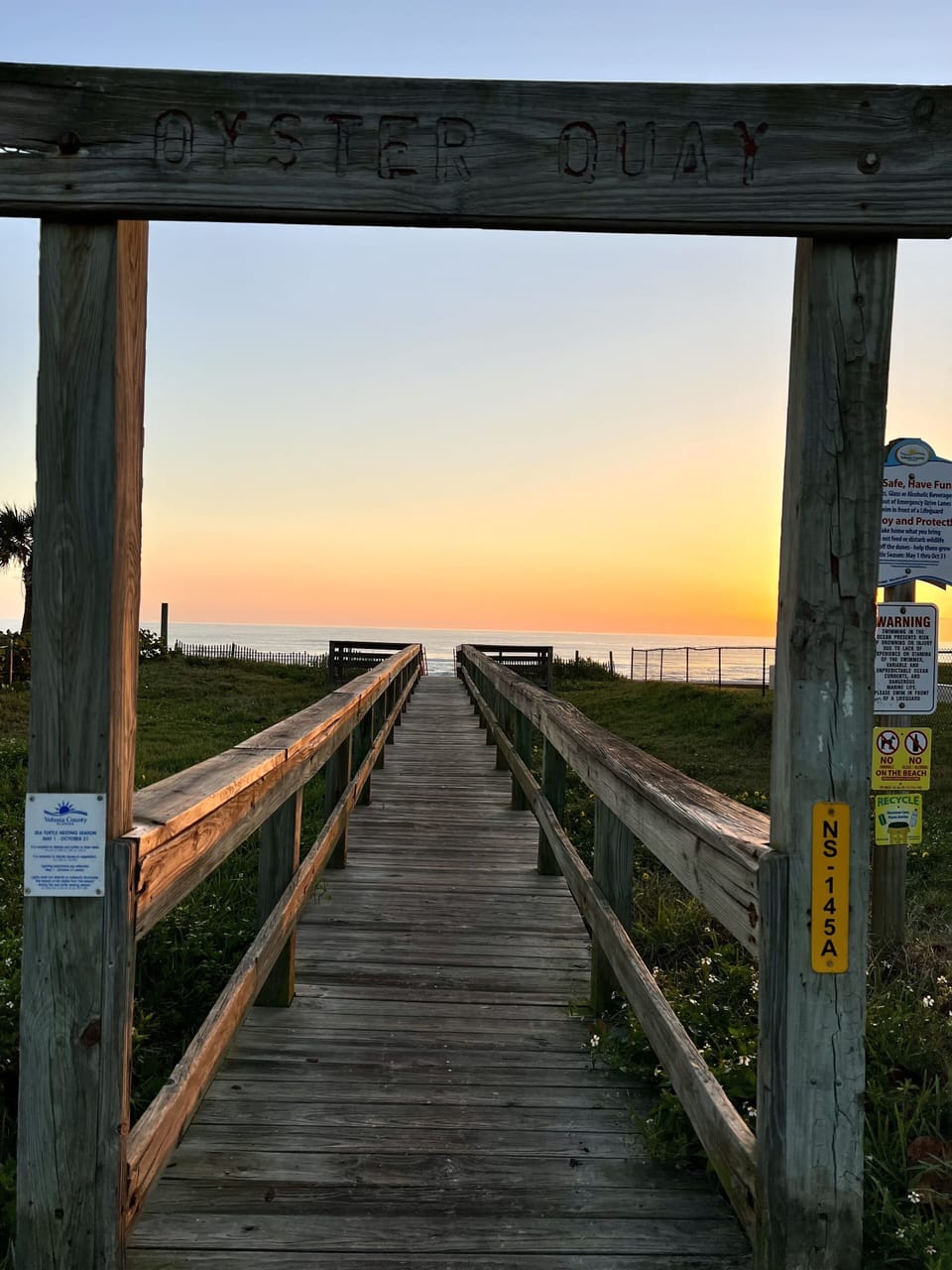 Boardwalk access is across the street; approximately 10-minute walk from condo