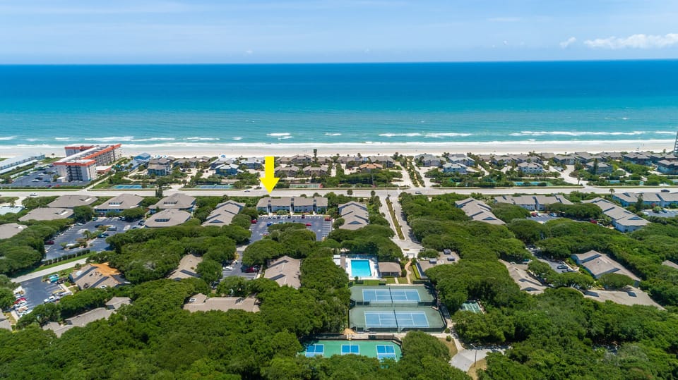 Sea Mist Escape is located across the street from the beach! 