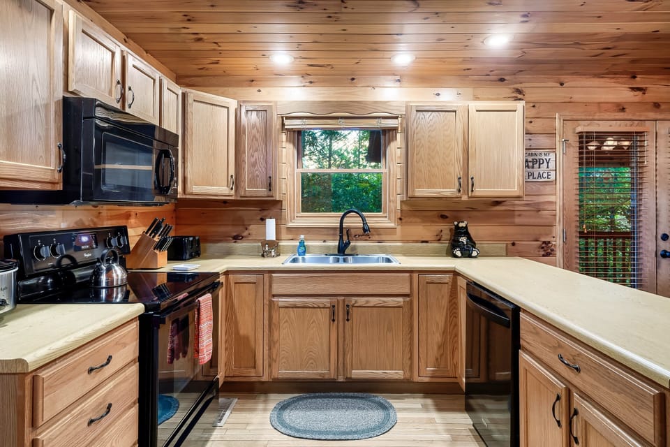 Spacious kitchen with room to cook for the whole family