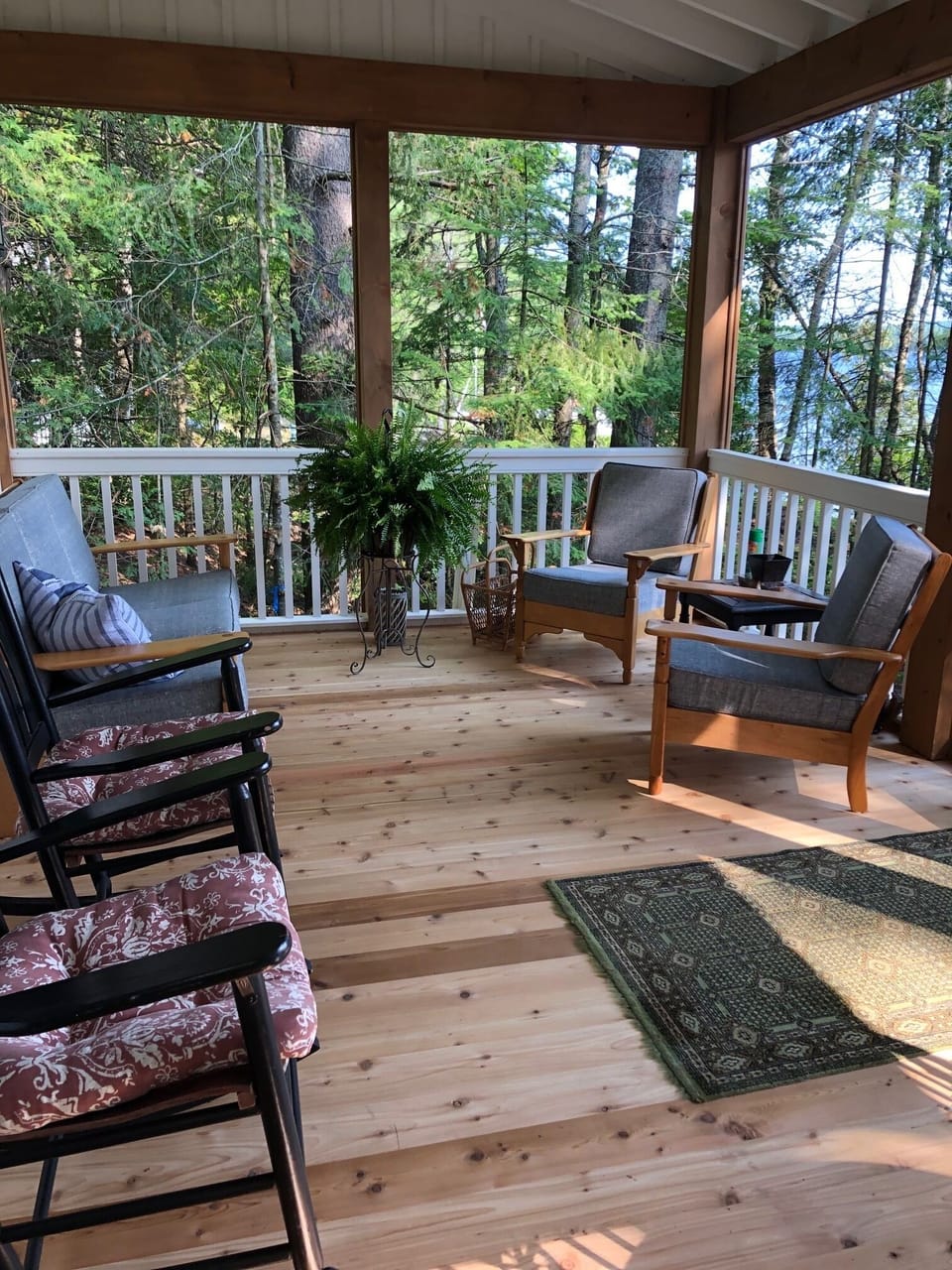 screened Muskoka Room
